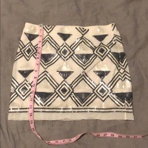 Sequin Mini Skirt